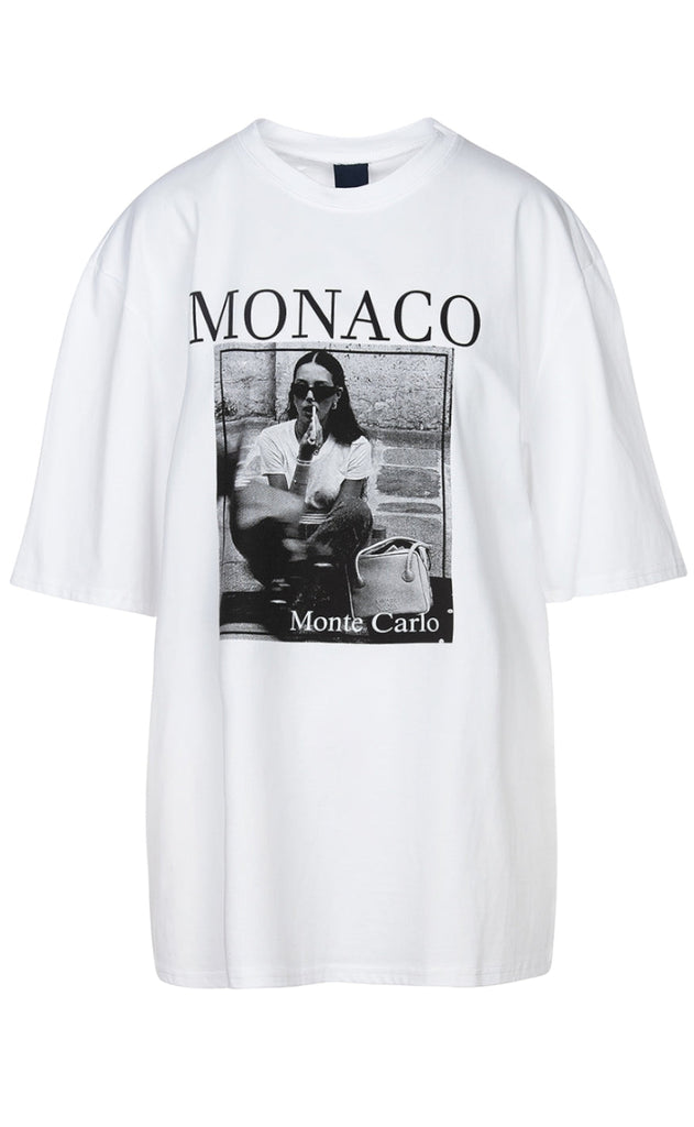 One Two Luxzuz T-Shirt - Mona - White