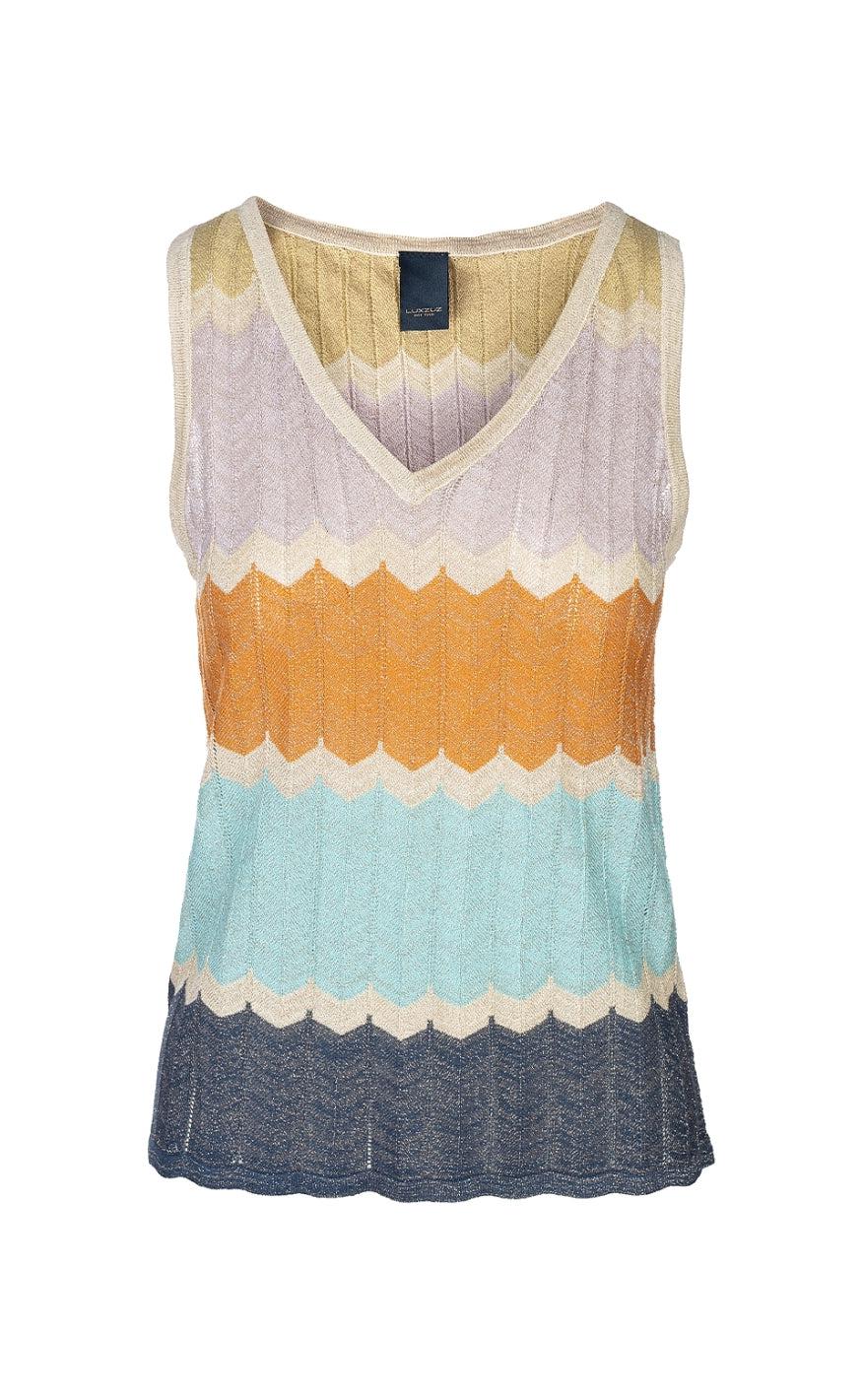 One Two Luxzuz Top - Quinpano - Aqua Mix