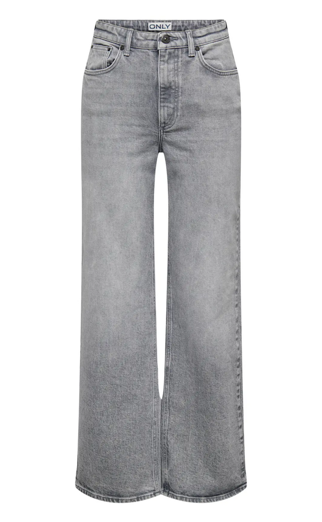 Only Bukser - Juicy Wide Leg - Medium Grey Denim