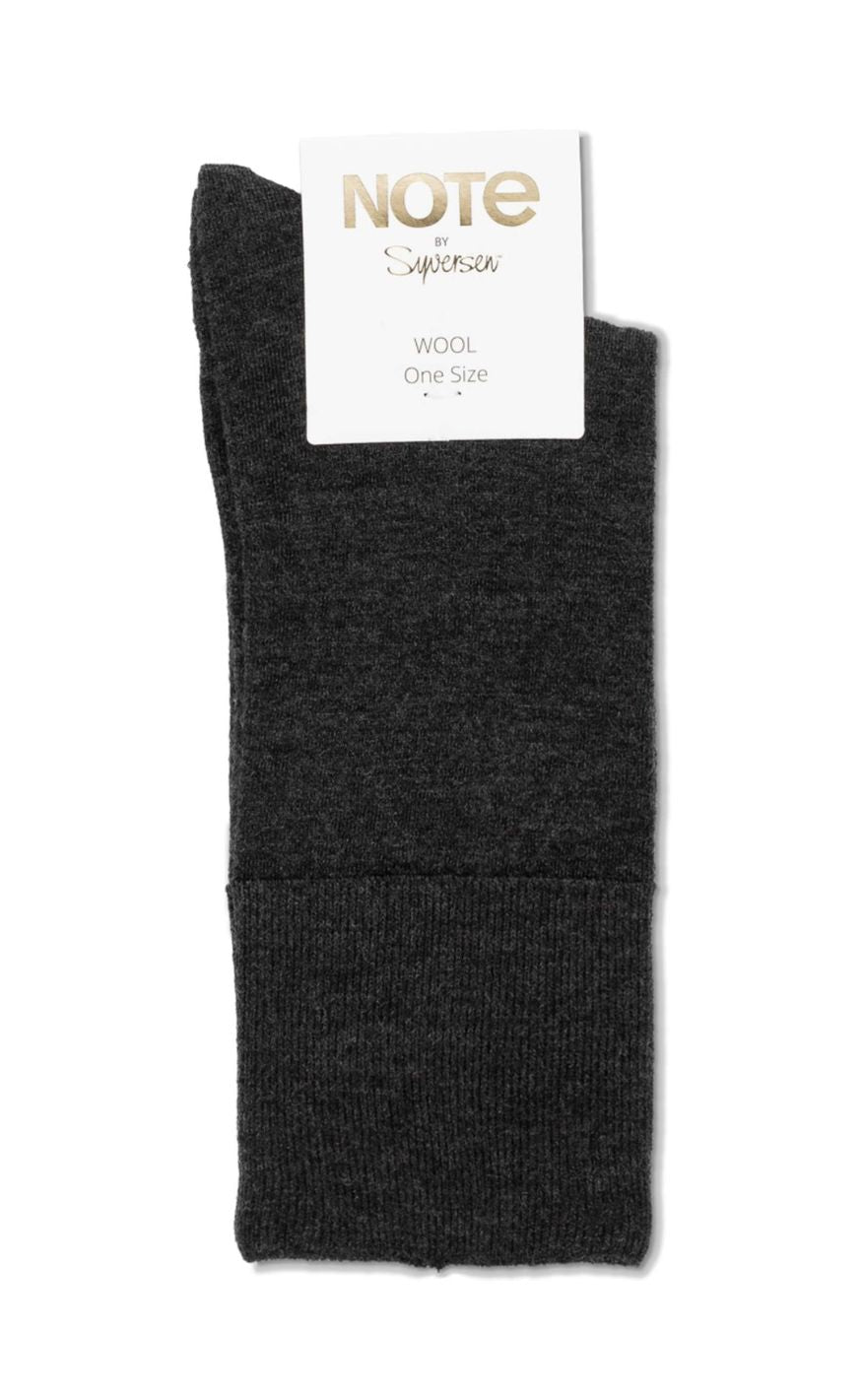 Oroblu Strømper - Note Fine Wool Comfort Top - Antracit