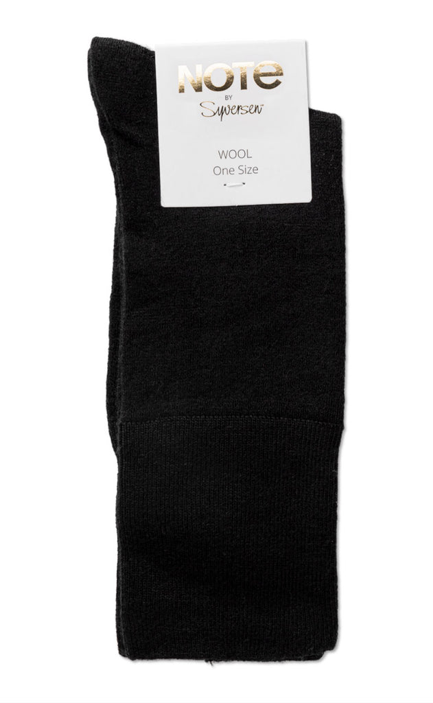 Oroblu Strømper - Note Fine Wool Comfort Top - Black
