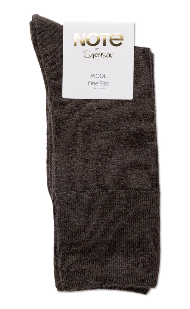 Oroblu Strømper - Note Fine Wool Comfort Top - Brown