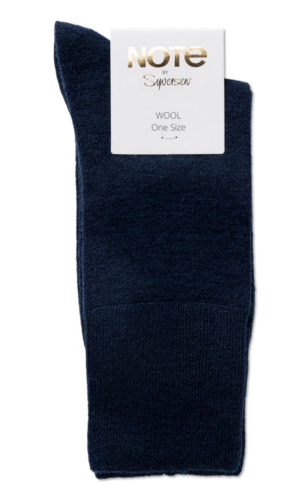 Oroblu Strømper - Note Fine Wool Comfort Top - Navy