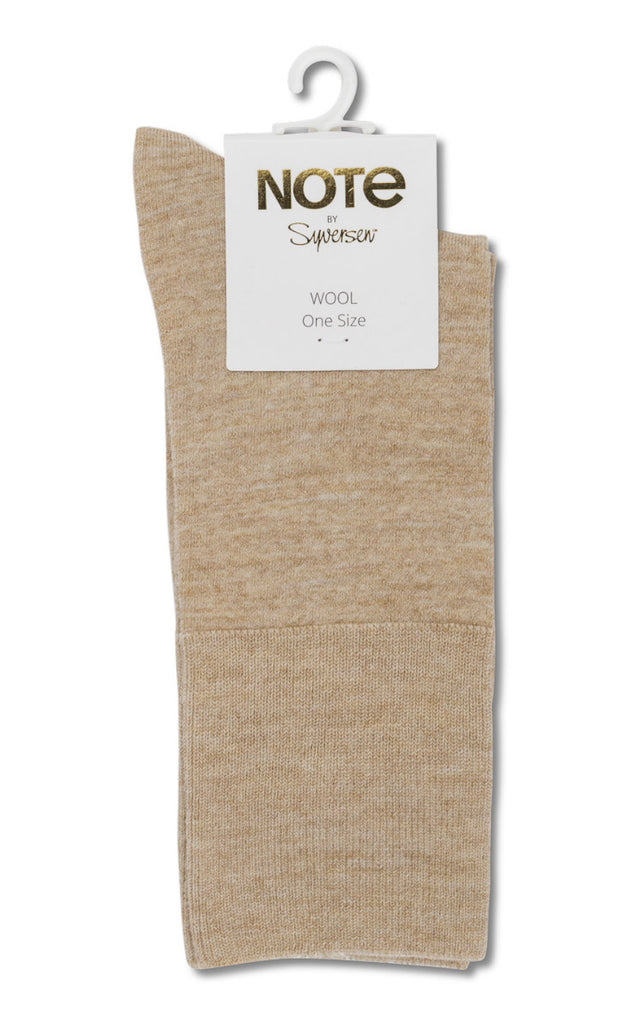 Oroblu Strømper - Note Fine Wool Comfort Top - Sand
