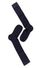 Oroblu Strømper - Note Flat Knit Wool Knee High - Navy
