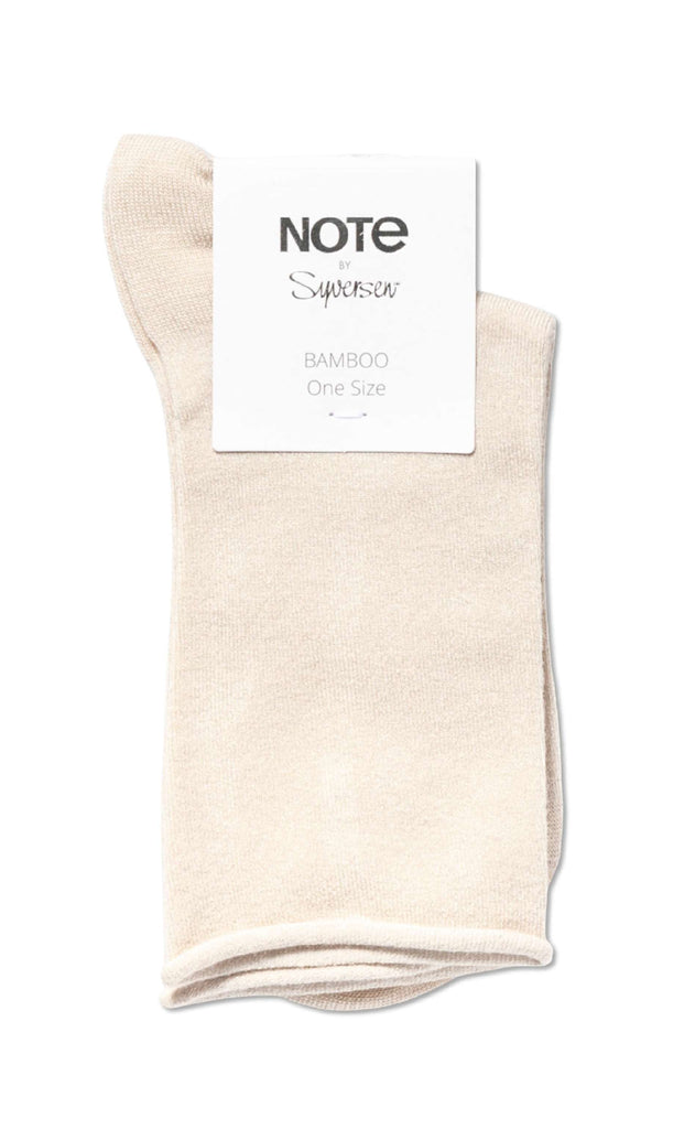 Oroblu Strømper - Note Woman Bamboo Roll Top - Beige