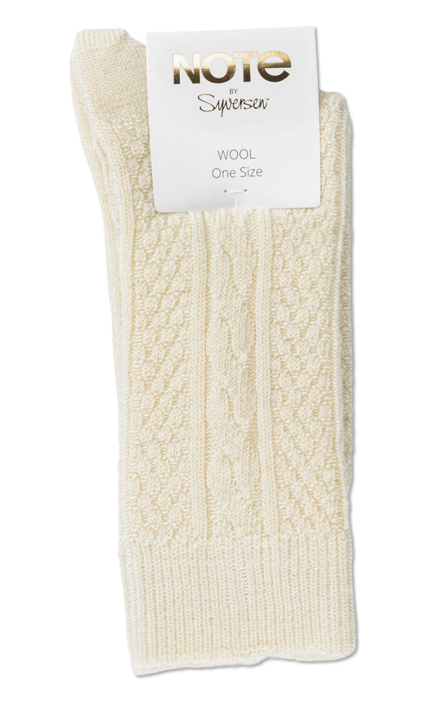 Oroblu Strømper - Woman Wool Cable - Off White