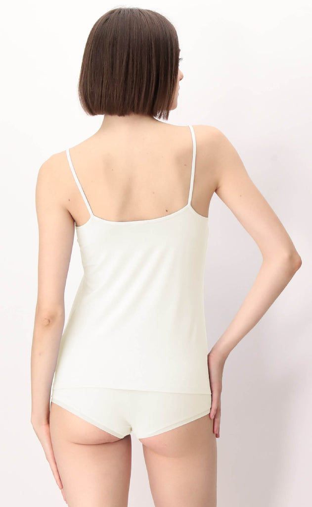 Oroblu Top - Perfect Line Modal Singlet - Ivory
