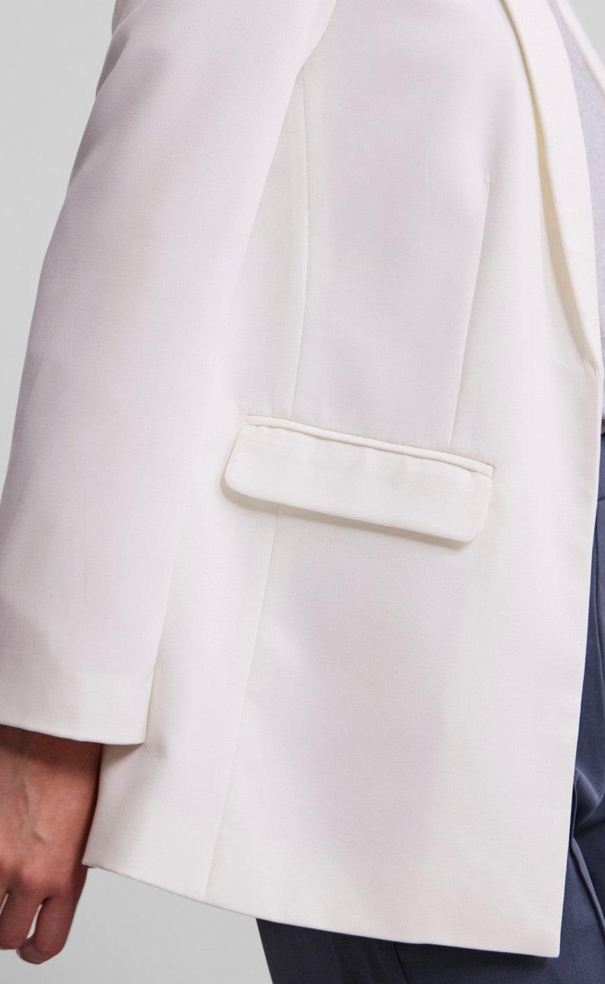 PIECES Blazer - Bossy - Cloud Dancer