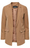 PIECES Blazer - Bossy - Silver Mink/Pinstripe