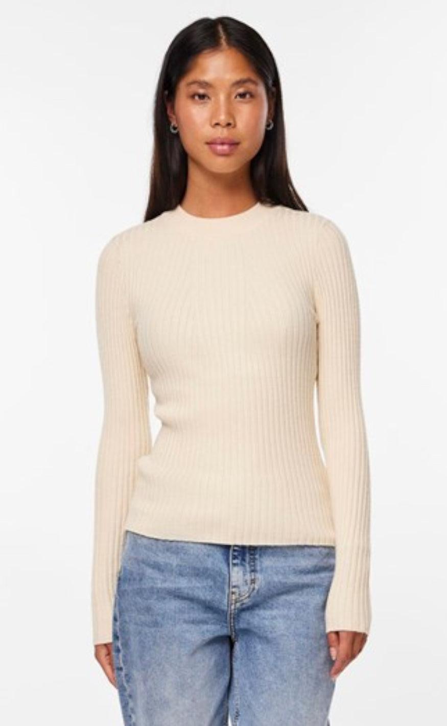 PIECES Bluse - Crista -Birch
