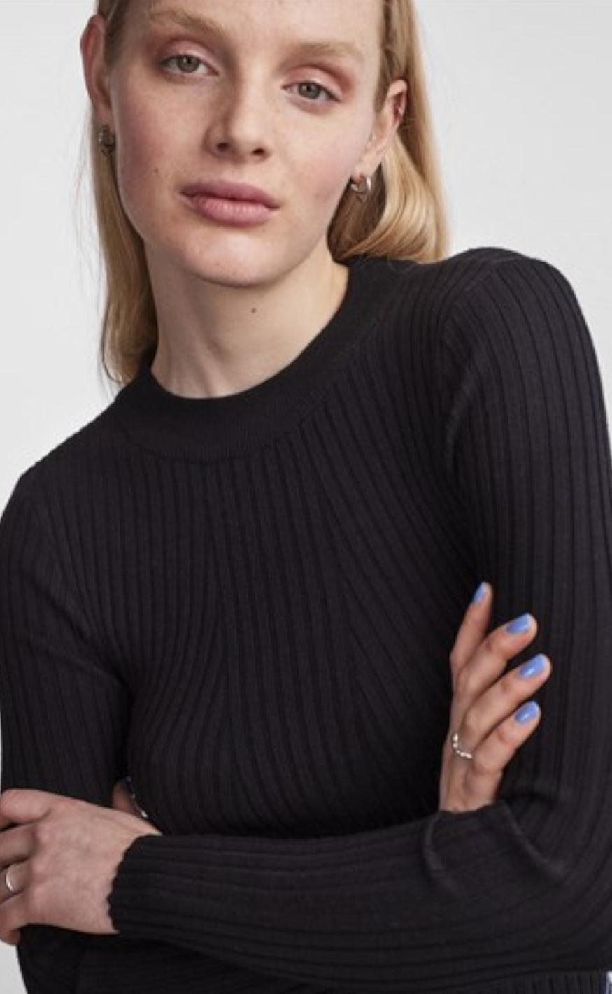 PIECES Bluse - Crista - Black