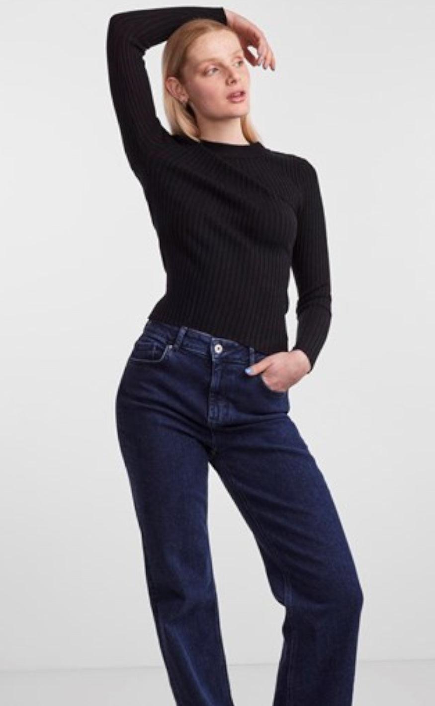 PIECES Bluse - Crista - Black