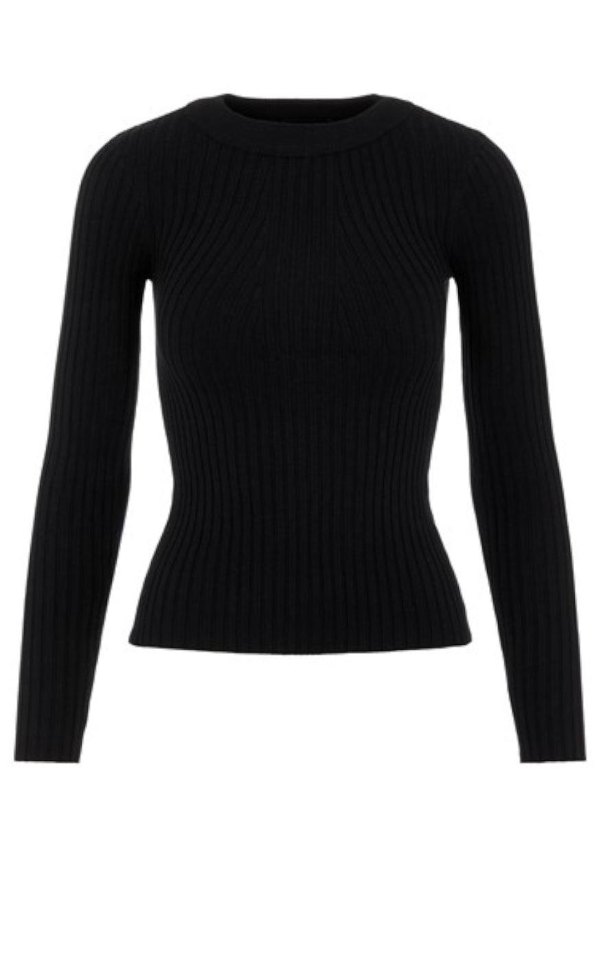 PIECES Bluse - Crista - Black