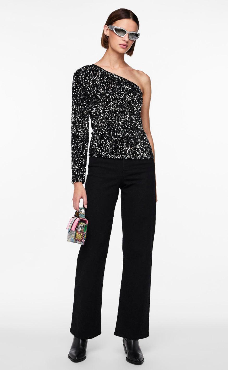 PIECES Bluse - Nylla - Black