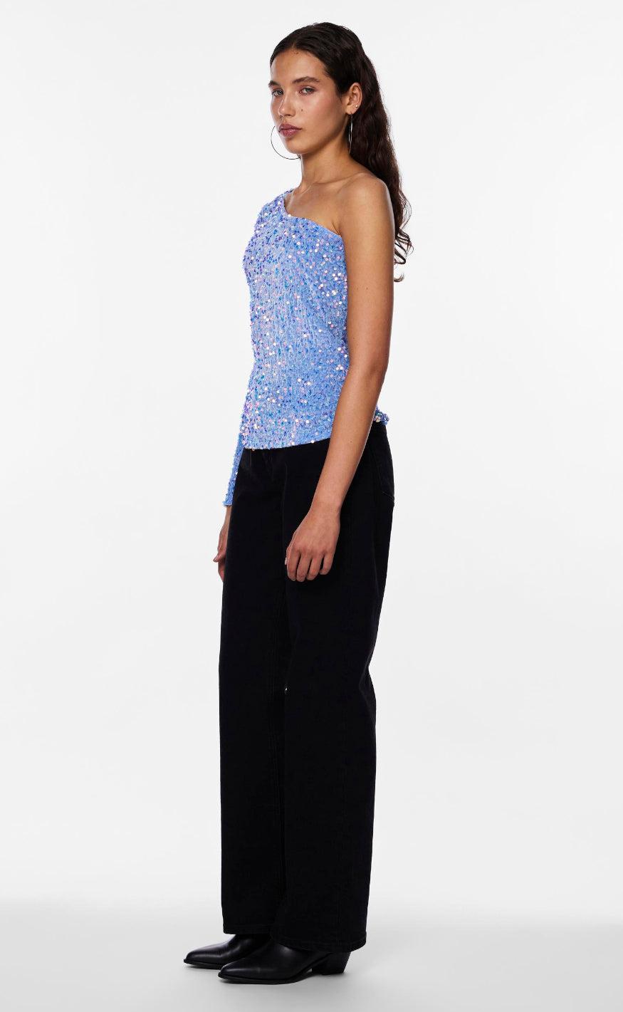 PIECES Bluse - Nylla - Hydrangea