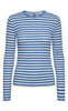 PIECES Bluse - Ruka - French Blue/Cloud Dancer