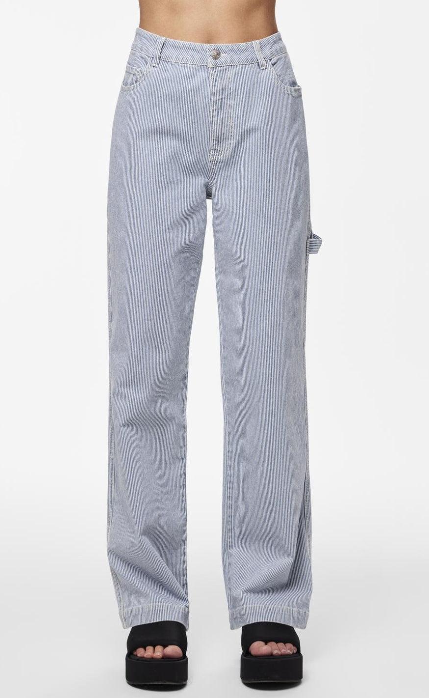 PIECES Bukser - Billo - Light Blue Denim