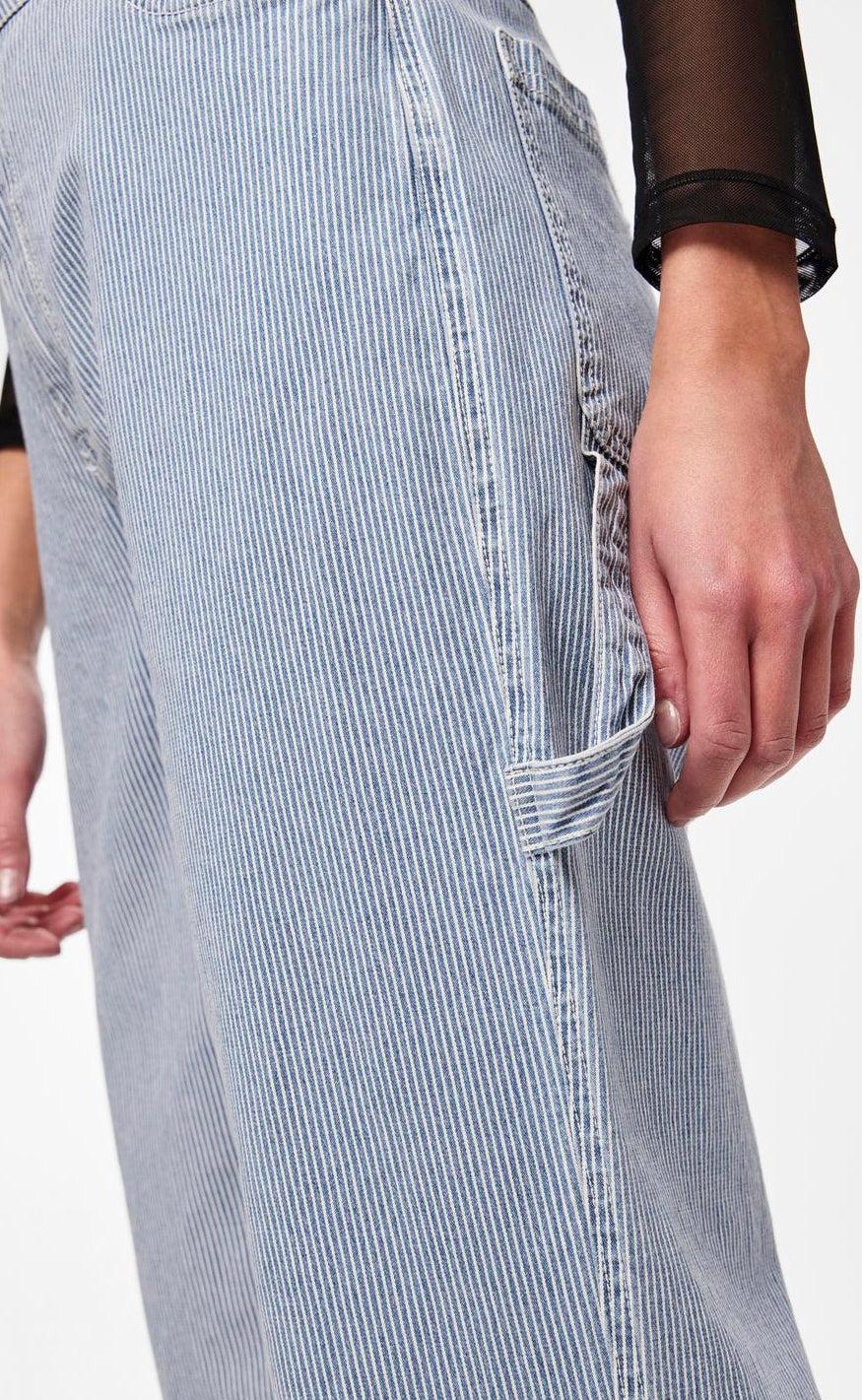 PIECES Bukser - Billo - Light Blue Denim
