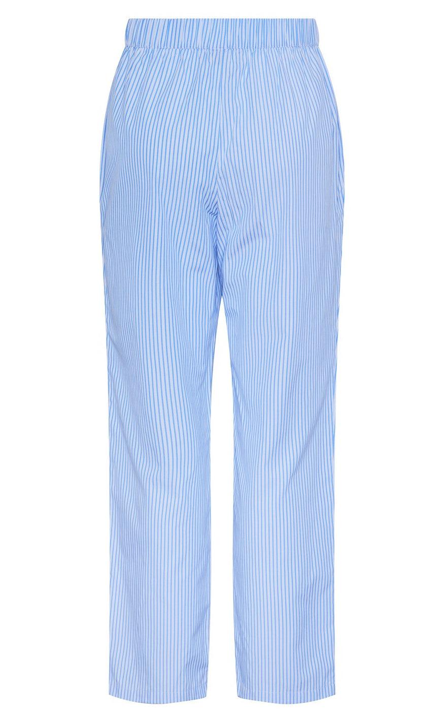 PIECES Bukser - Holy - Cornflower Blue/White