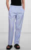 PIECES Bukser - Holy - Cornflower Blue/White
