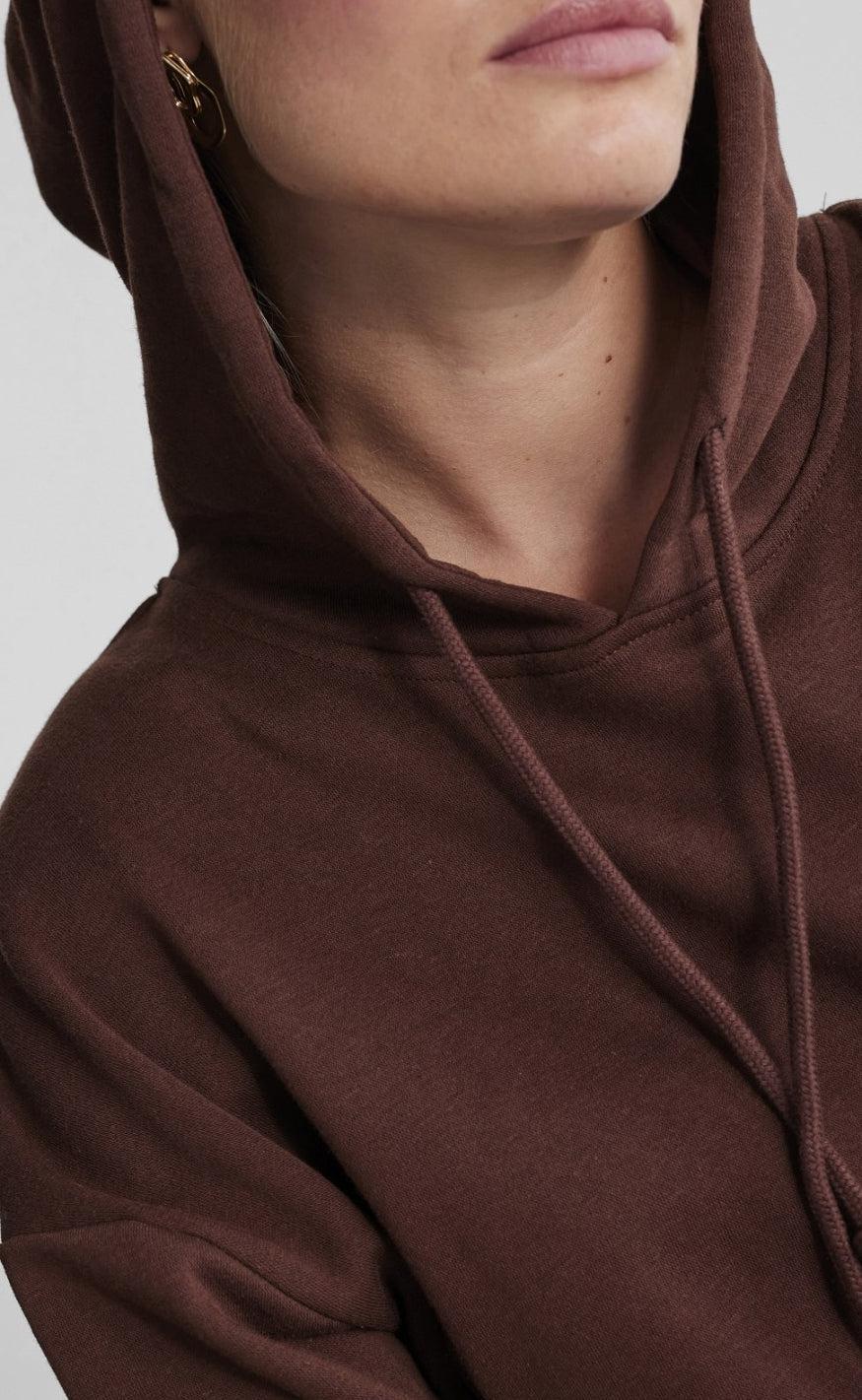 PIECES Hoodie - Chilli - Chicory Coffee