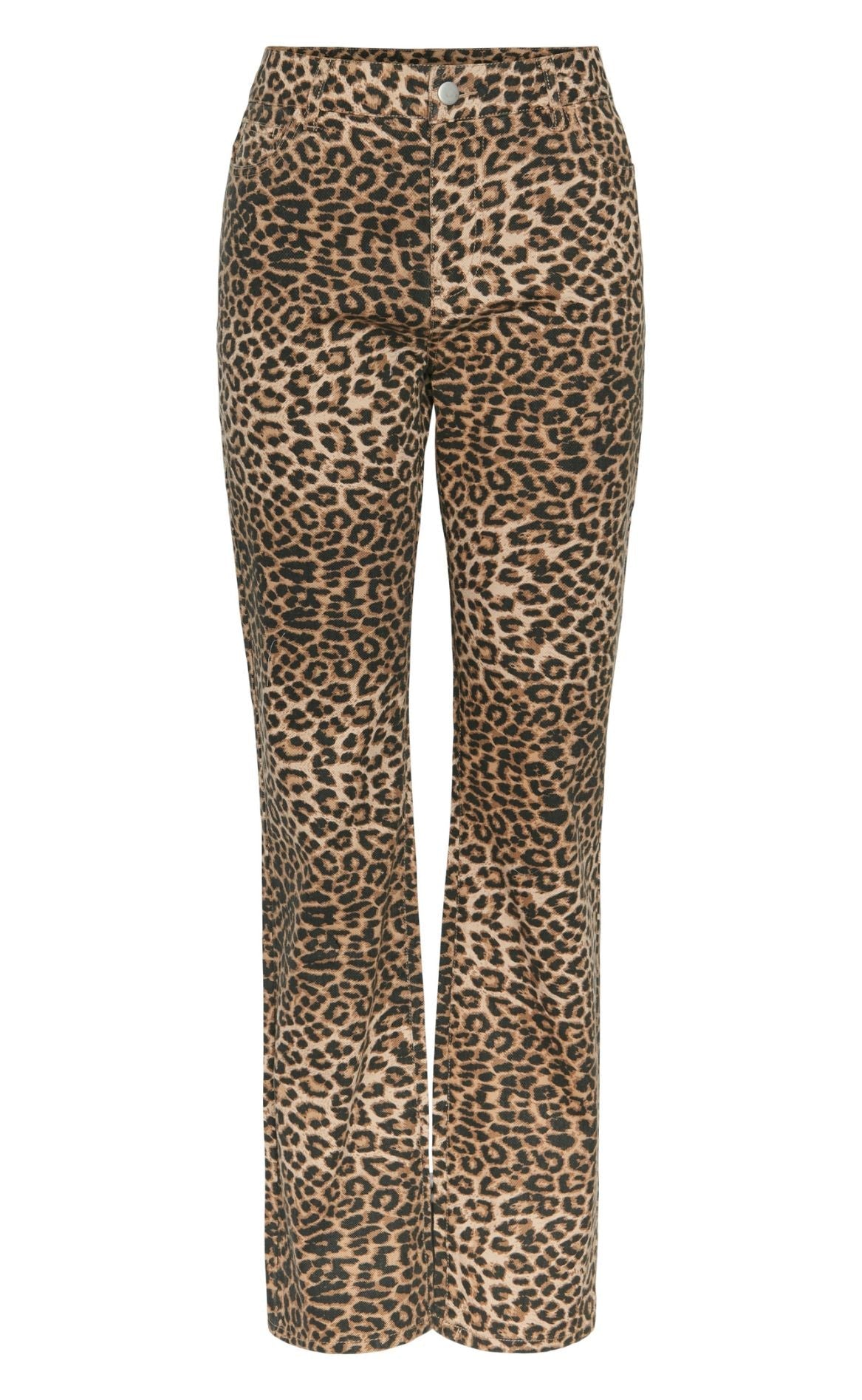 PIECES Jeans - Ginger Straight - Black Leo Denim