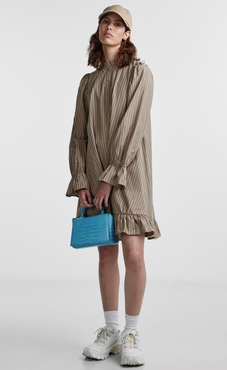 PIECES Kjole - Assra - Silver Mink