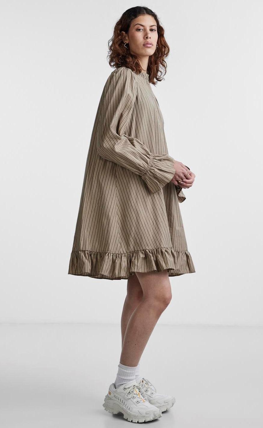 PIECES Kjole - Assra - Silver Mink