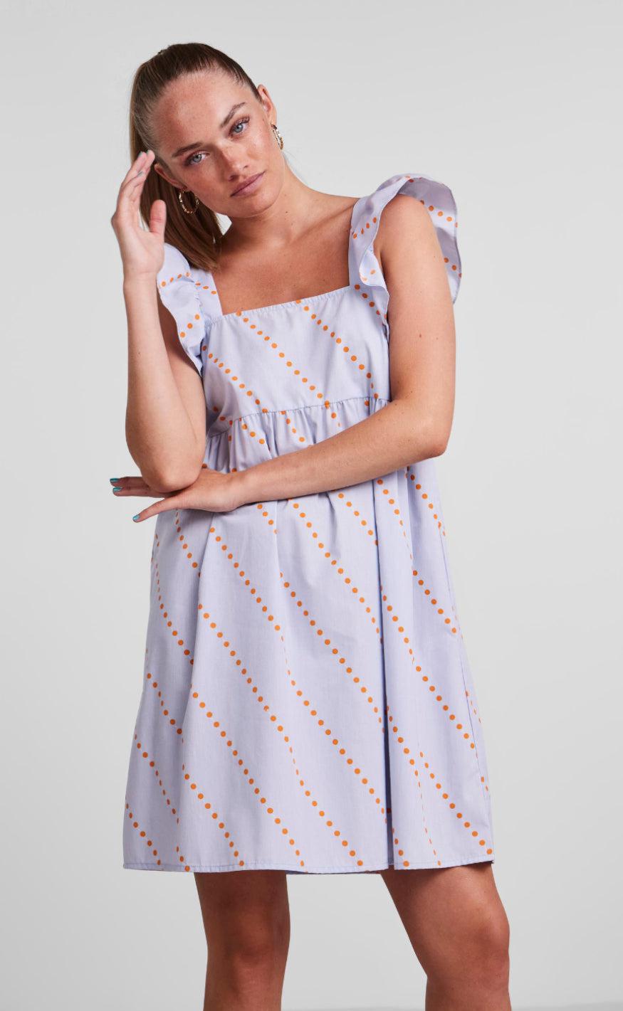 PIECES Kjole - Janni - Kentucky Blue