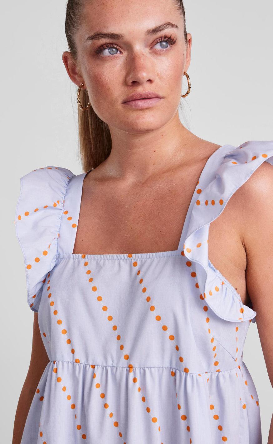 PIECES Kjole - Janni - Kentucky Blue