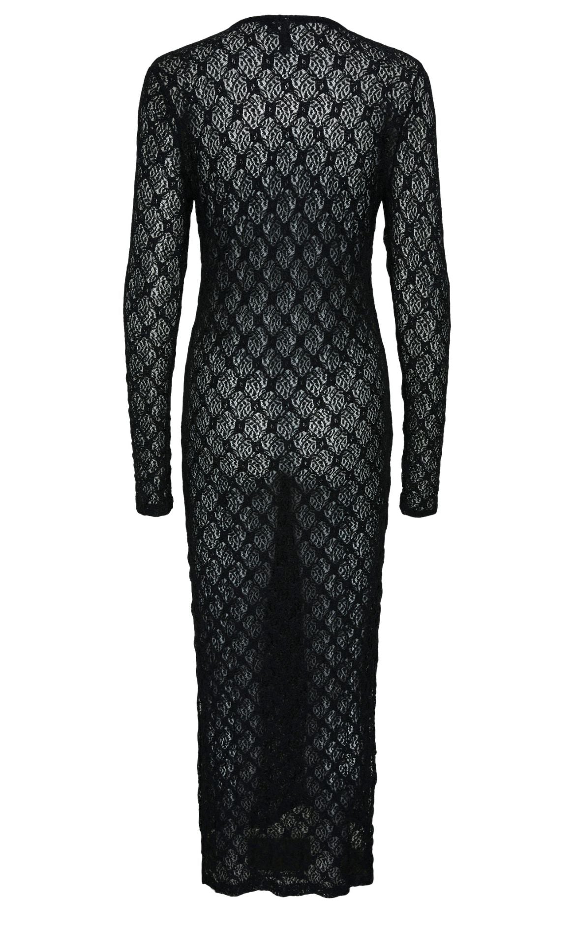 PIECES Kjole - Naya O-Neck Lace - Black