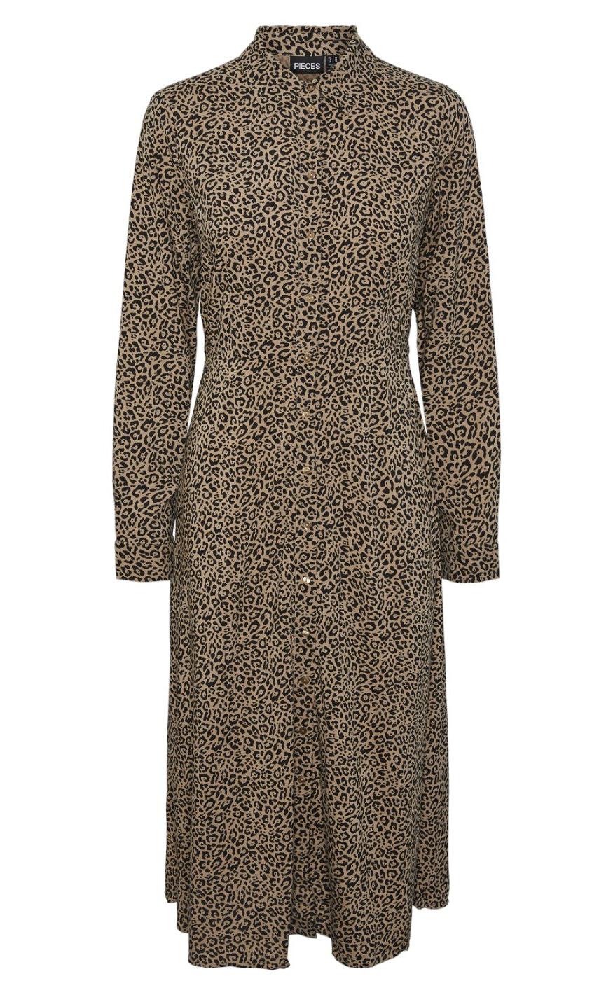 PIECES Kjole - Nova - Silver Mink