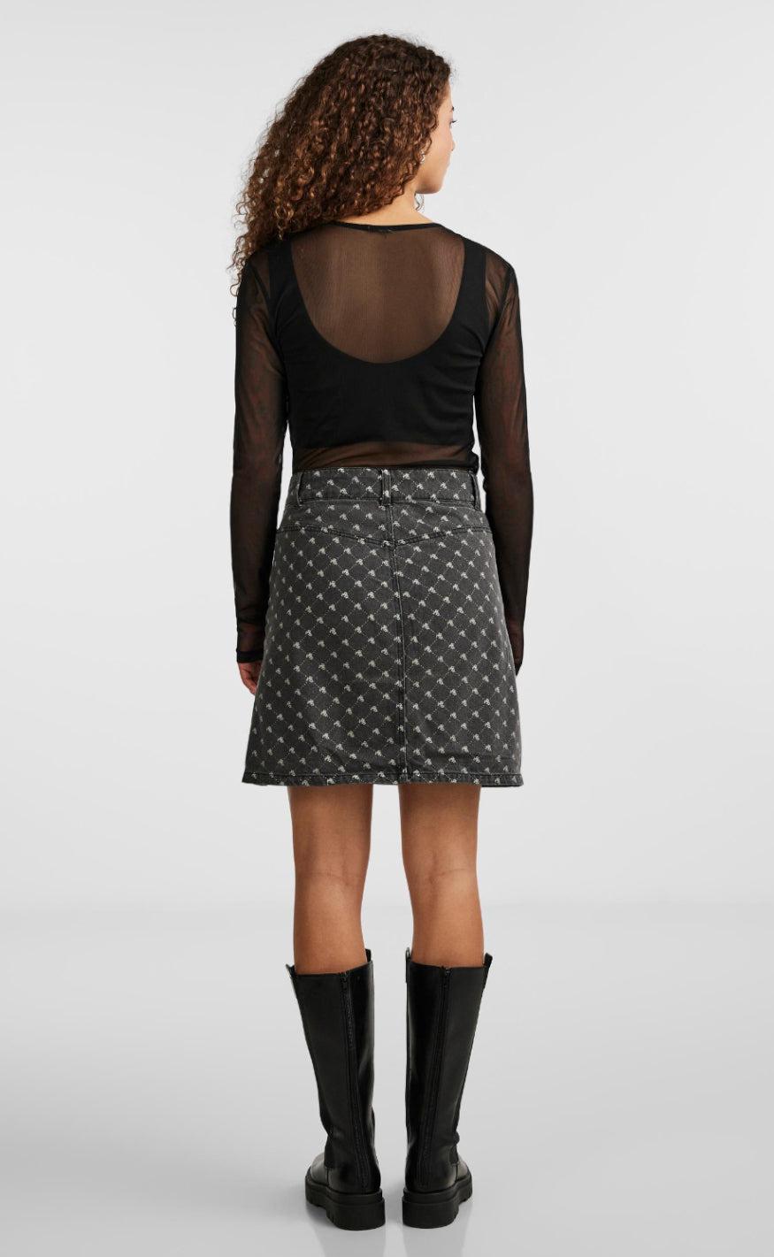 PIECES Nederdel - Nursel - Grey