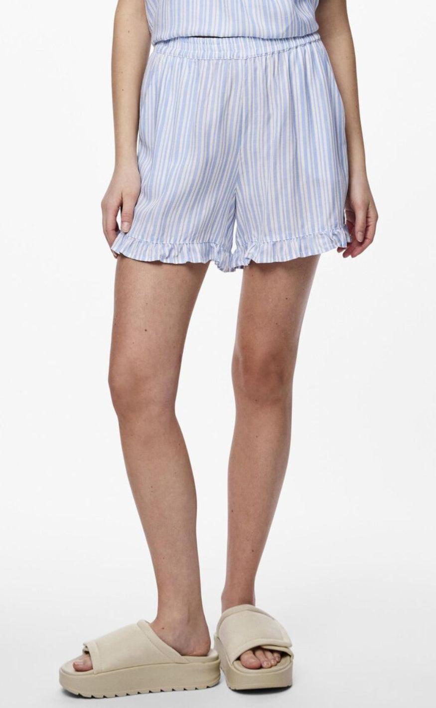 PIECES Shorts - Alvina - Blue Bell