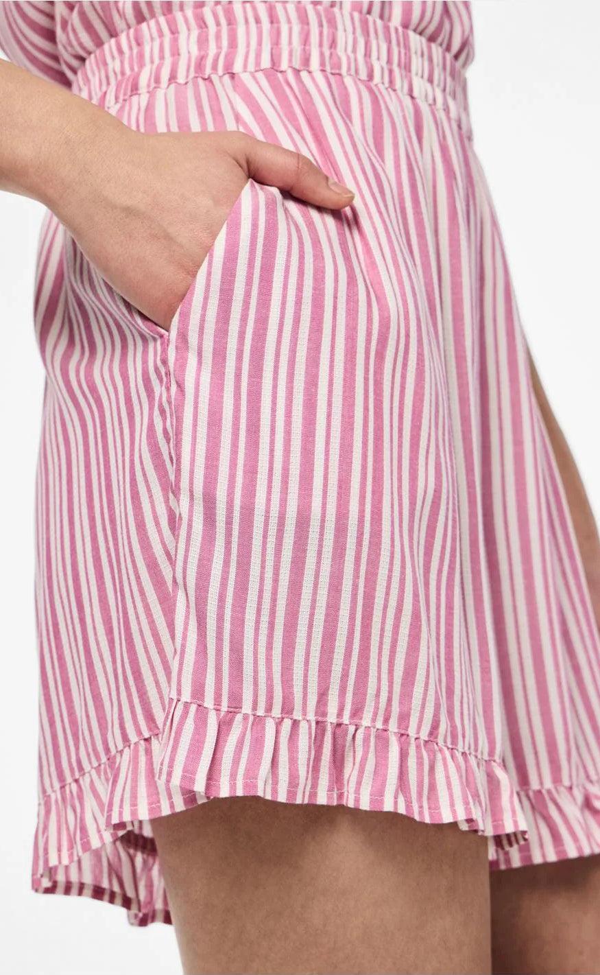 PIECES Shorts - Alvina - Ibis Rose