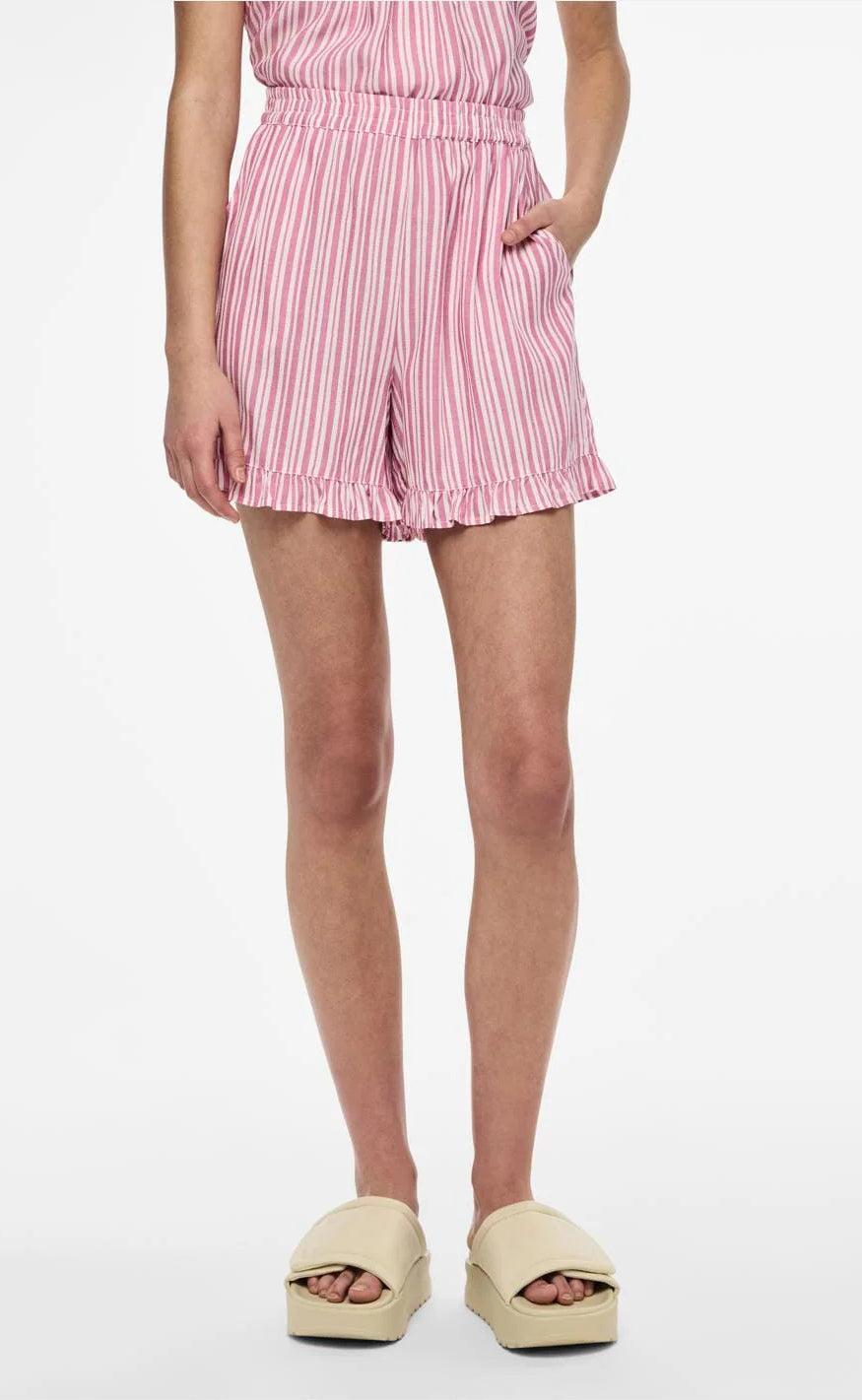 PIECES Shorts - Alvina - Ibis Rose