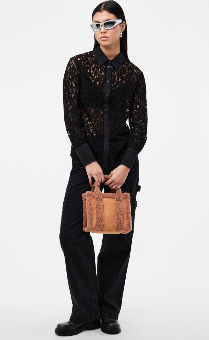 PIECES Skjorte - Mira - Black