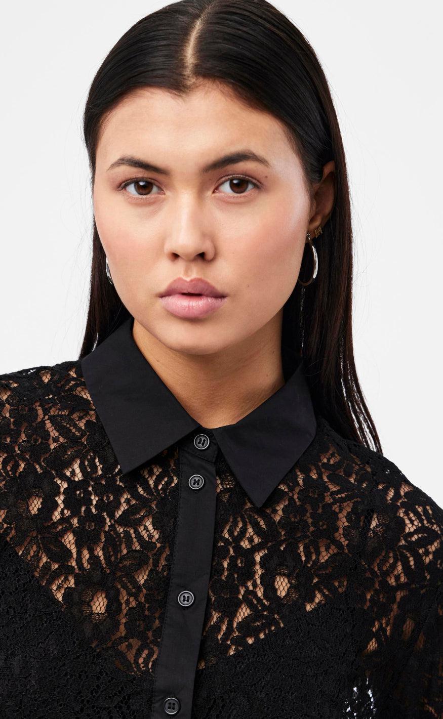 PIECES Skjorte - Mira - Black