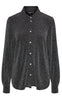 PIECES Skjorte - Pia - Black/Silver