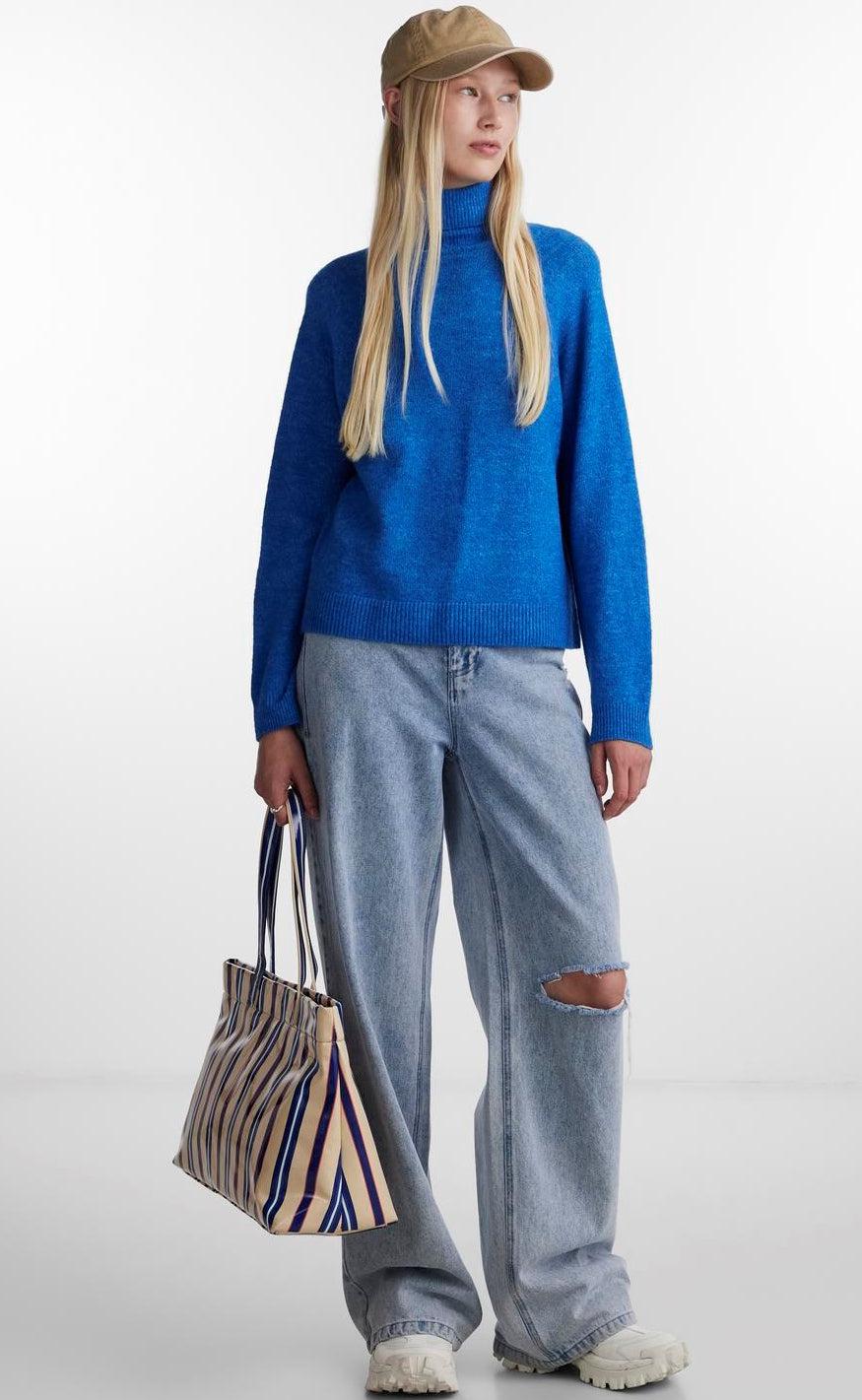 PIECES Strik - Juliana - French Blue