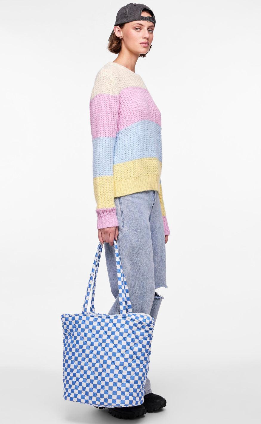 PIECES Strik - Naomi - Birch Stripes