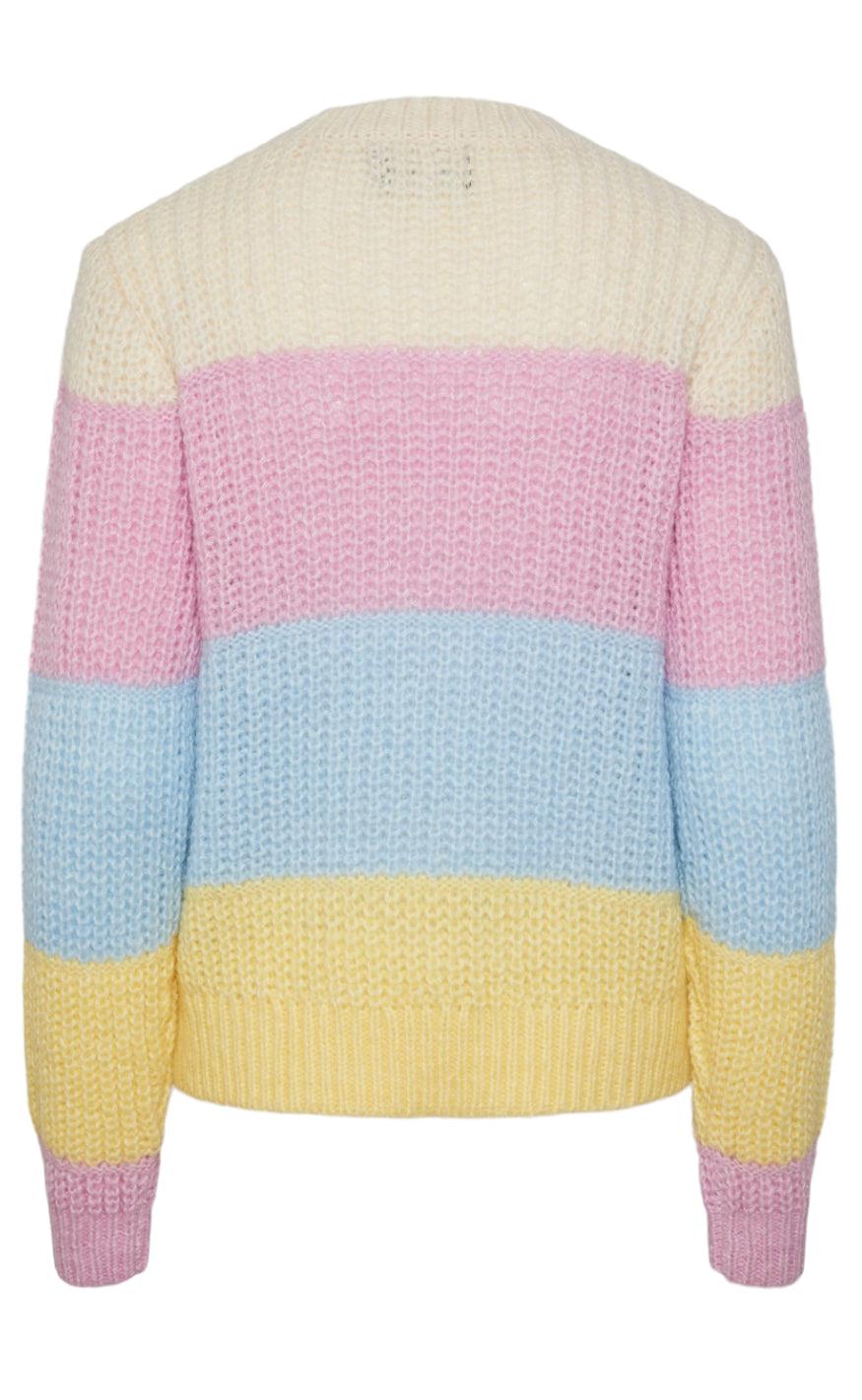 PIECES Strik - Naomi - Birch Stripes