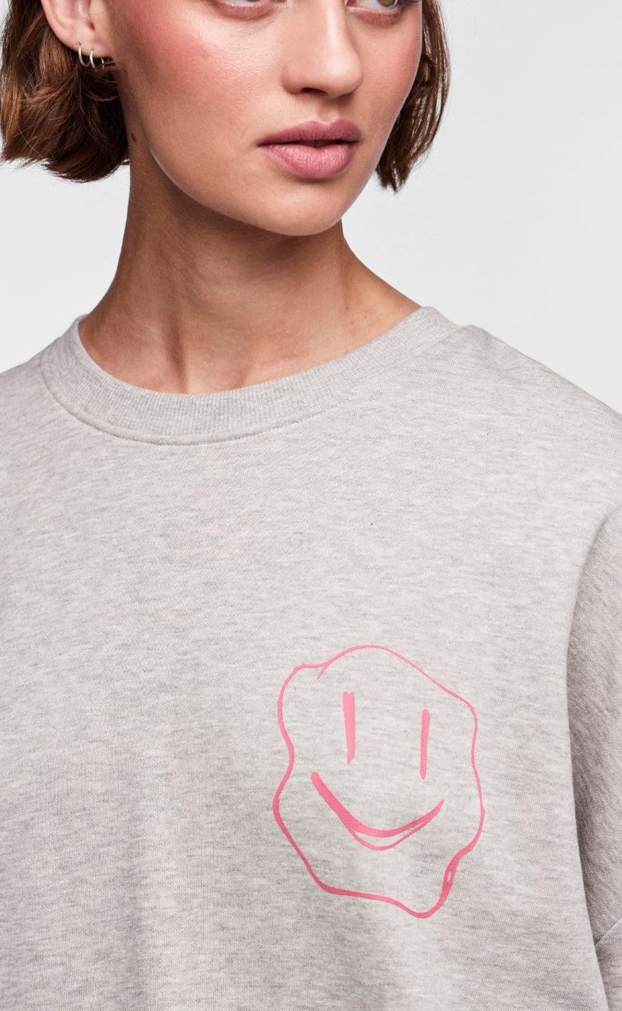 PIECES Sweater - Dyllo - Light Grey Melange