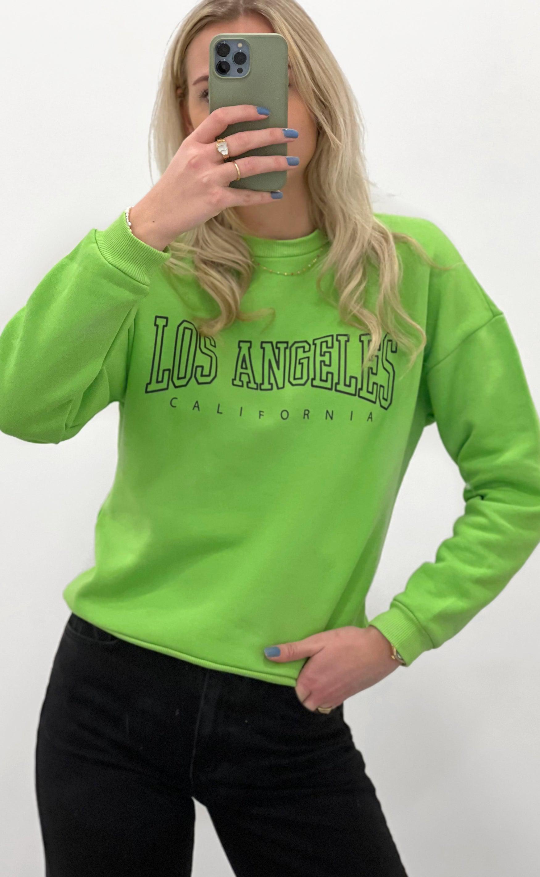 PIECES Sweater - Oline - Green Flash