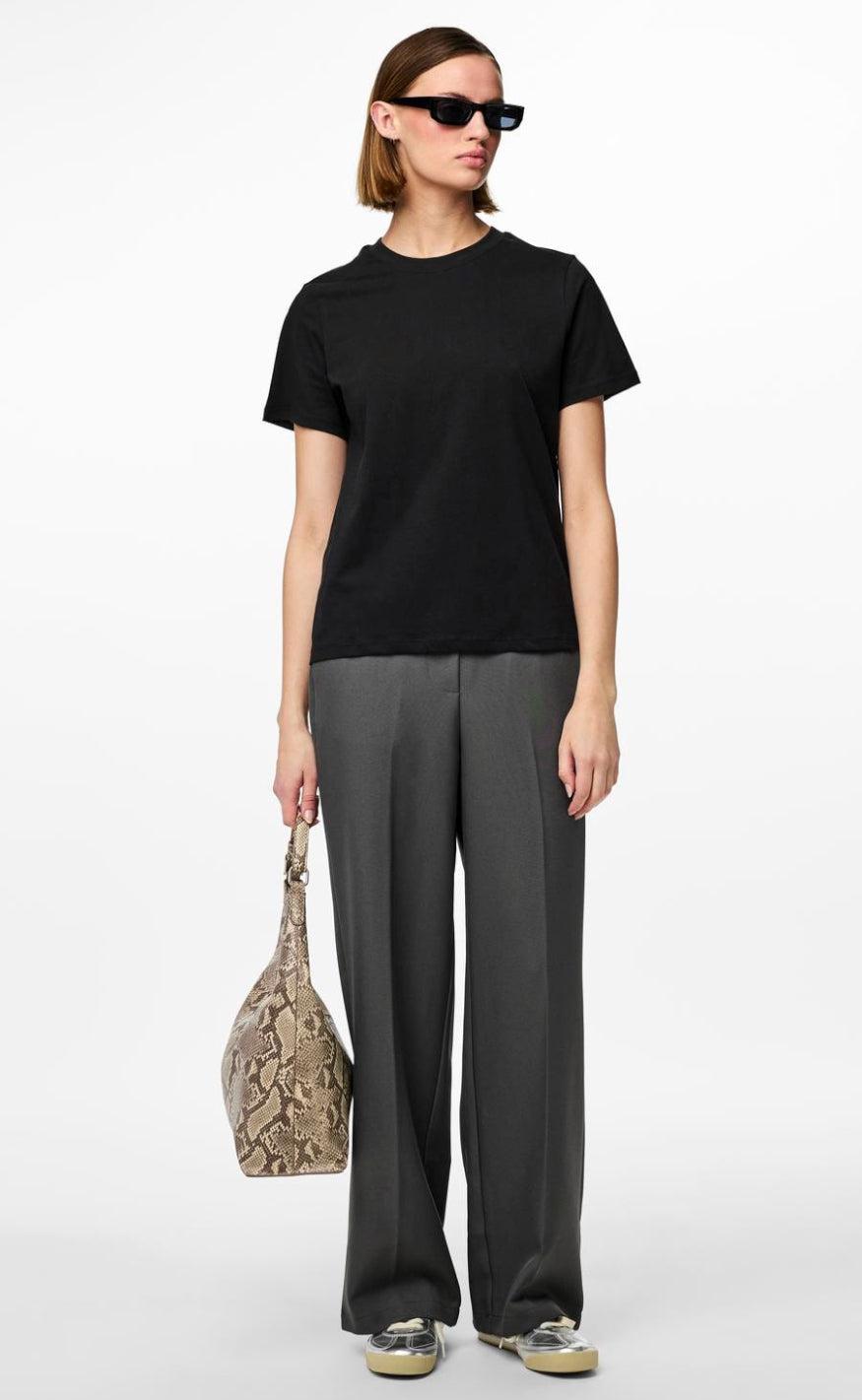 PIECES T-Shirt - Ria - Black