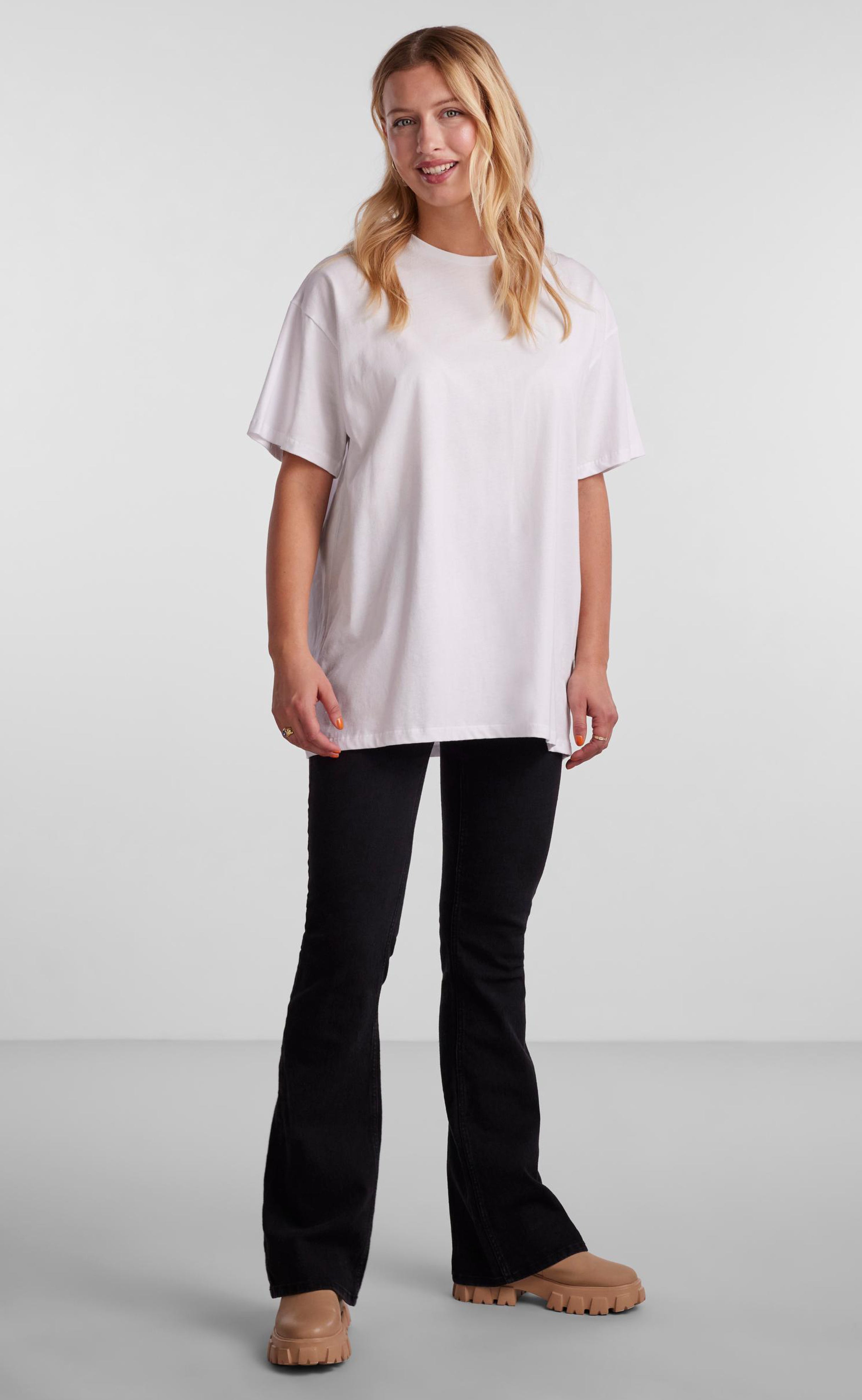 PIECES T-Shirt - Rina - Bright White
