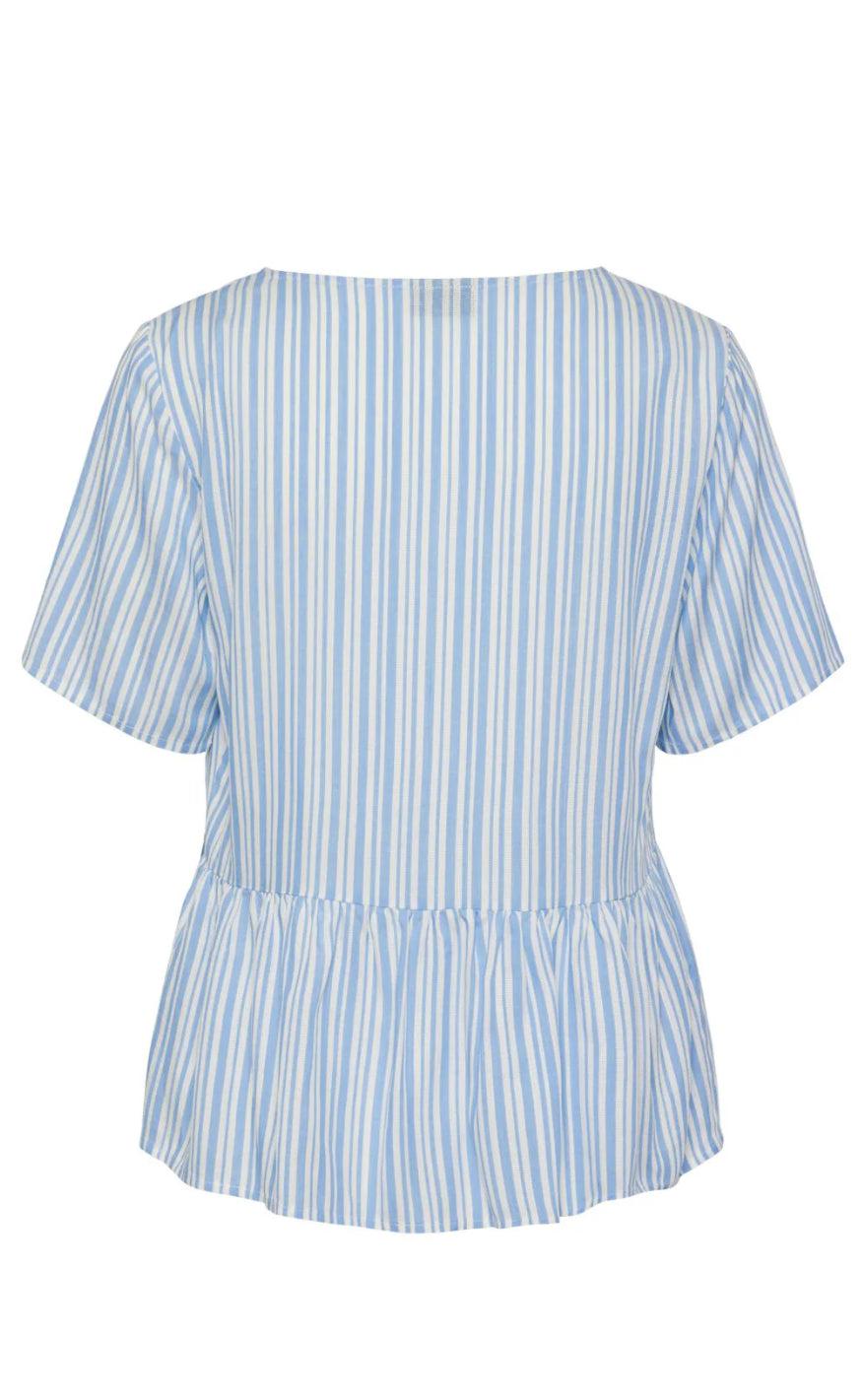 PIECES Top - Alvina - Blue Bell