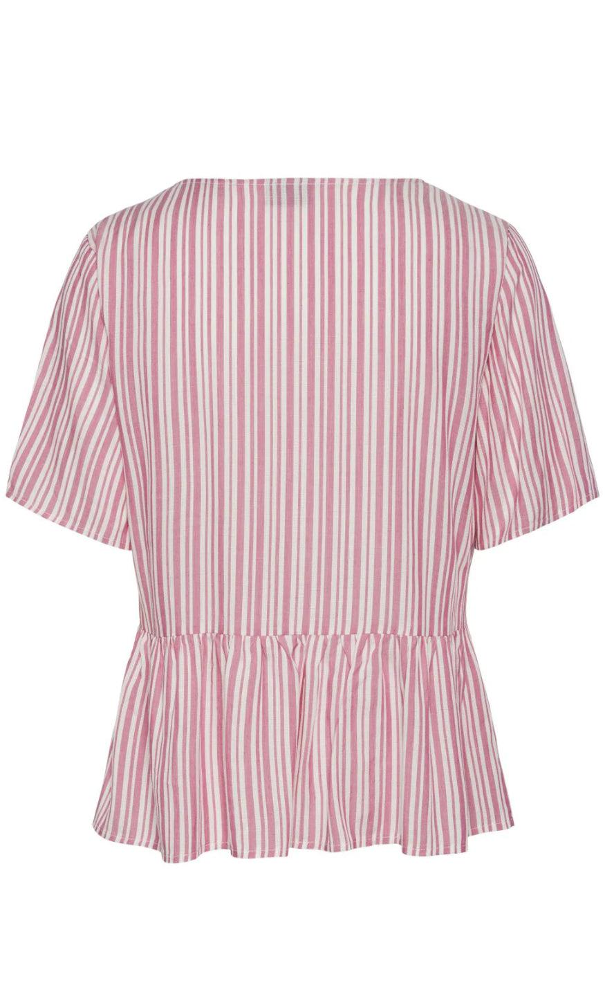PIECES Top - Alvina - Ibis Rose