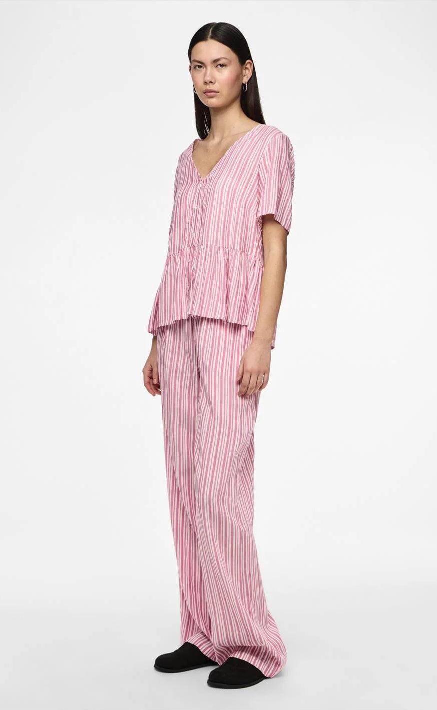 PIECES Top - Alvina - Ibis Rose